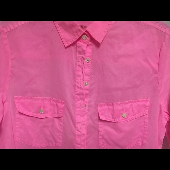 J Crew light weight Popover shirt - Picture 4 of 8